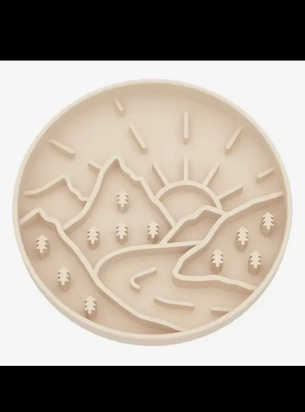 Mountain slow feeder bowl