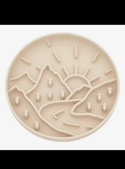 Mountain slow feeder bowl