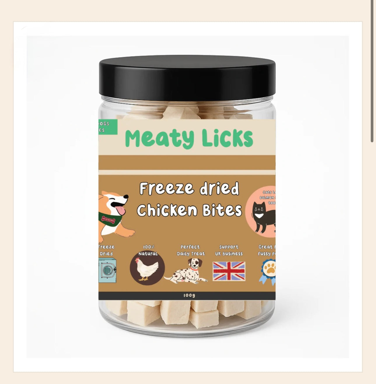 Freeze Dried Chicken Bites