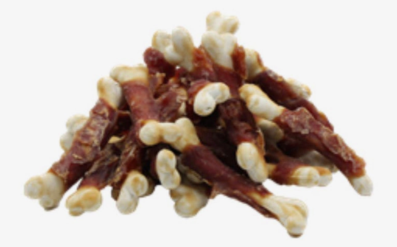 Duck Wrapped Calcium Bones