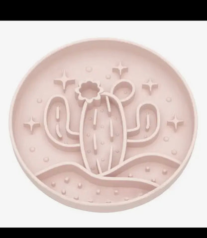 Cactus slow feeder bowl