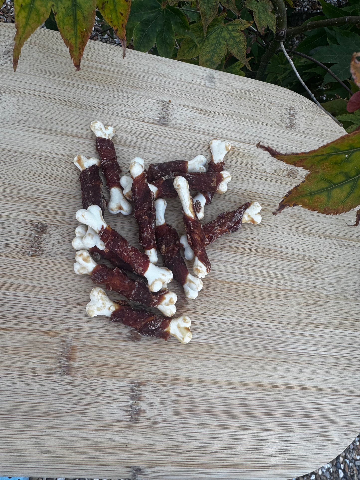 Duck Wrapped Calcium Bones